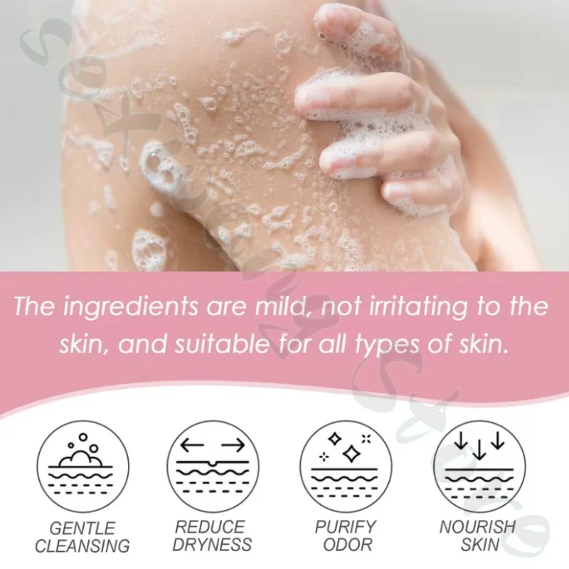 جل الاستحمام المجدد بحمض الفواكه ينظف الزيت ويرطب البشرة ويضيء الجسم بالكامل ويورق عطرًا يدومًا