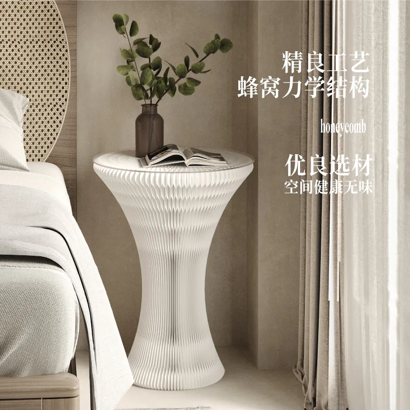 

Folding Paper Table Creative Minimalist Negotiation Folding Movable Balcony Bedroom Round Table Living Room Furniture