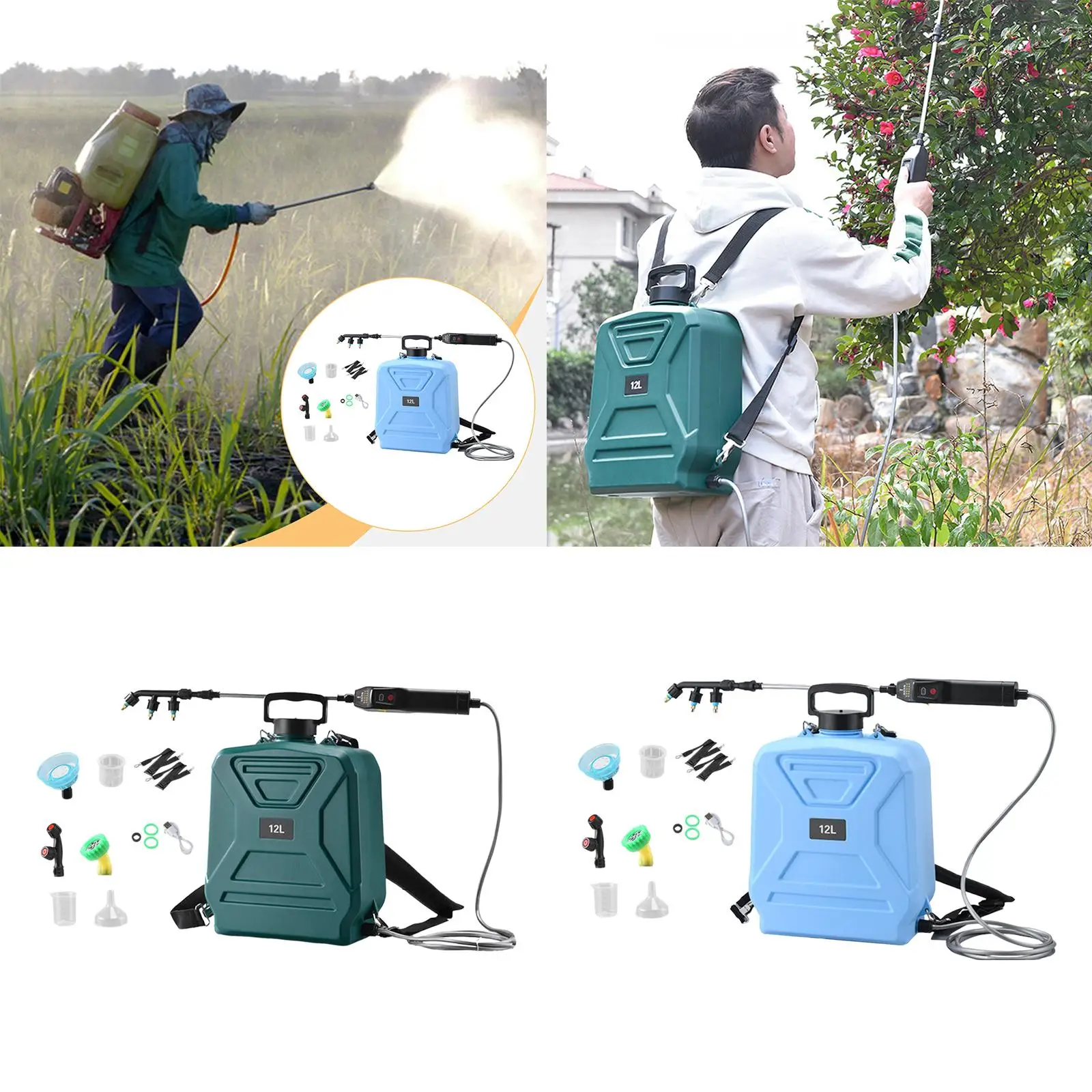 

Garden Electric Sprayer 12L Professional Water Sprayer for Garden Watering