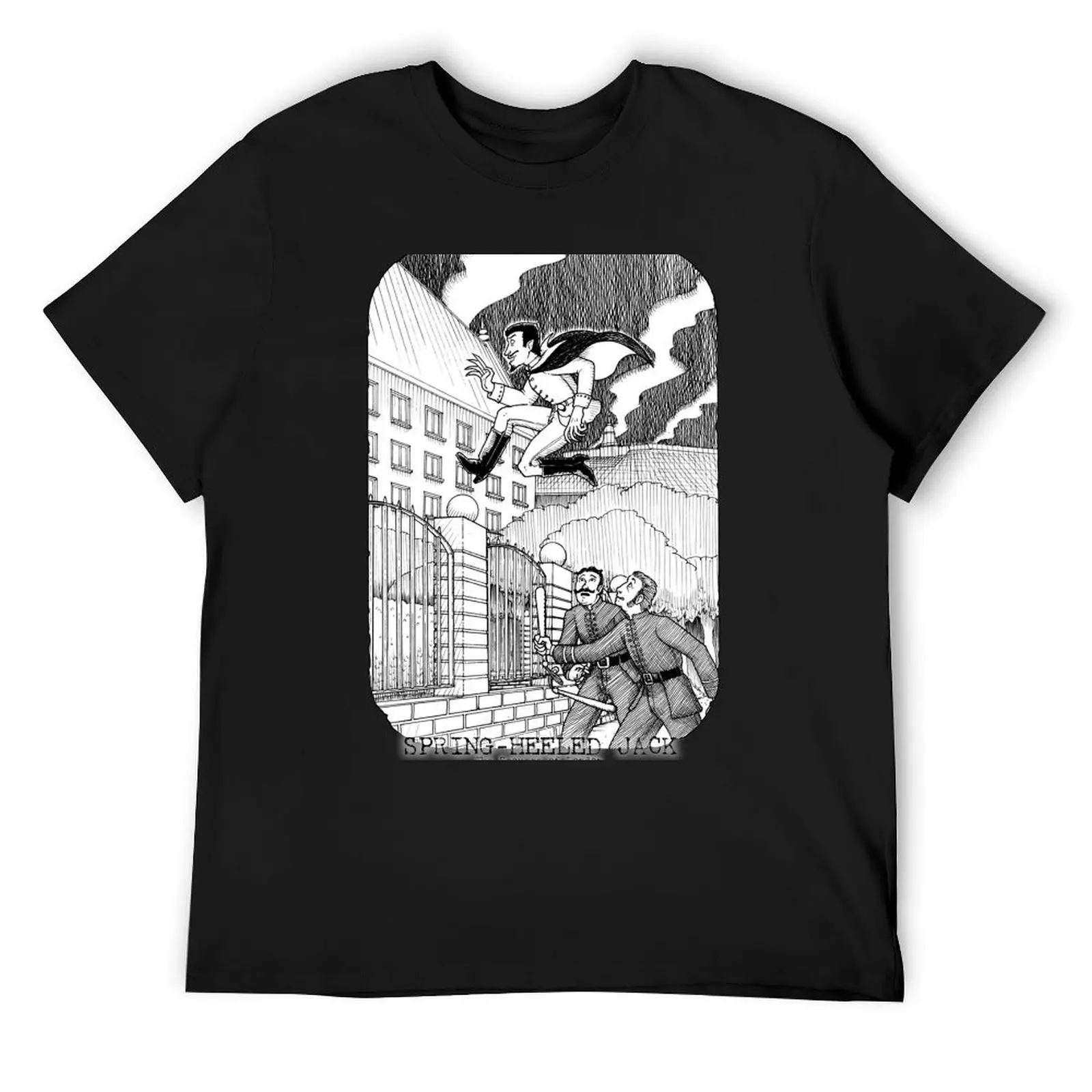 Spring-Heeled Jack T-Shirt custom shirt plus size tops baggy shirts new edition men clothing