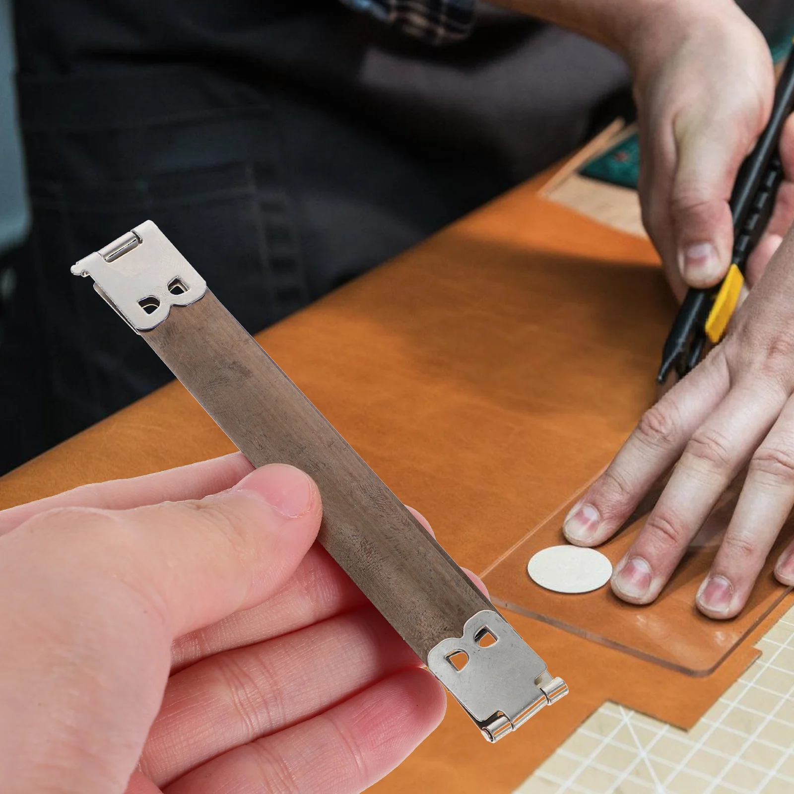 

100Pcs 10Cm Kozinuki Flex Frames Heavy Duty Metal Internal Hinges for Canvas Bag Making Sewing Projects DIY Clutch