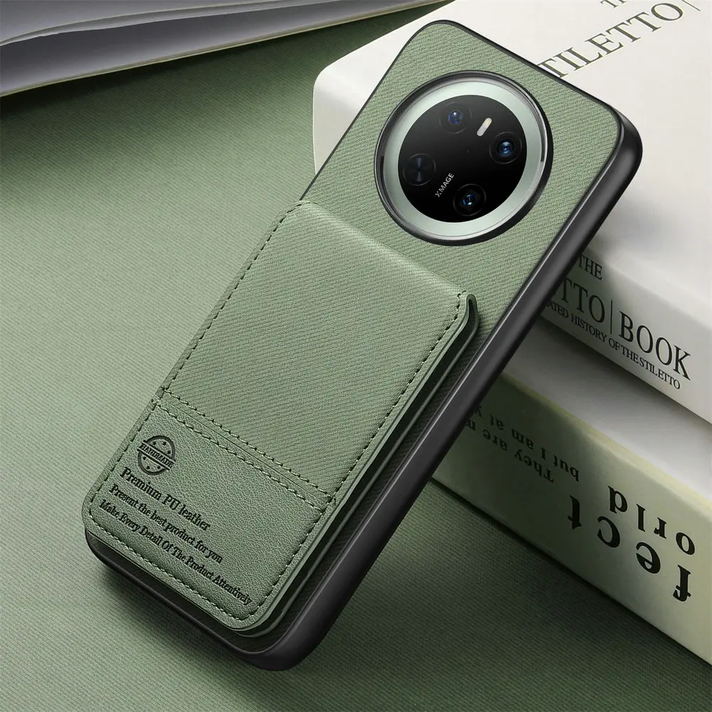 

Pop Luxury Case For Huawei Mate 70 Pro Plus 5G Card Back Cover RFID Leather Flip Funda Huawei Mate70 Pro Case Mate 70Pro+ Phone