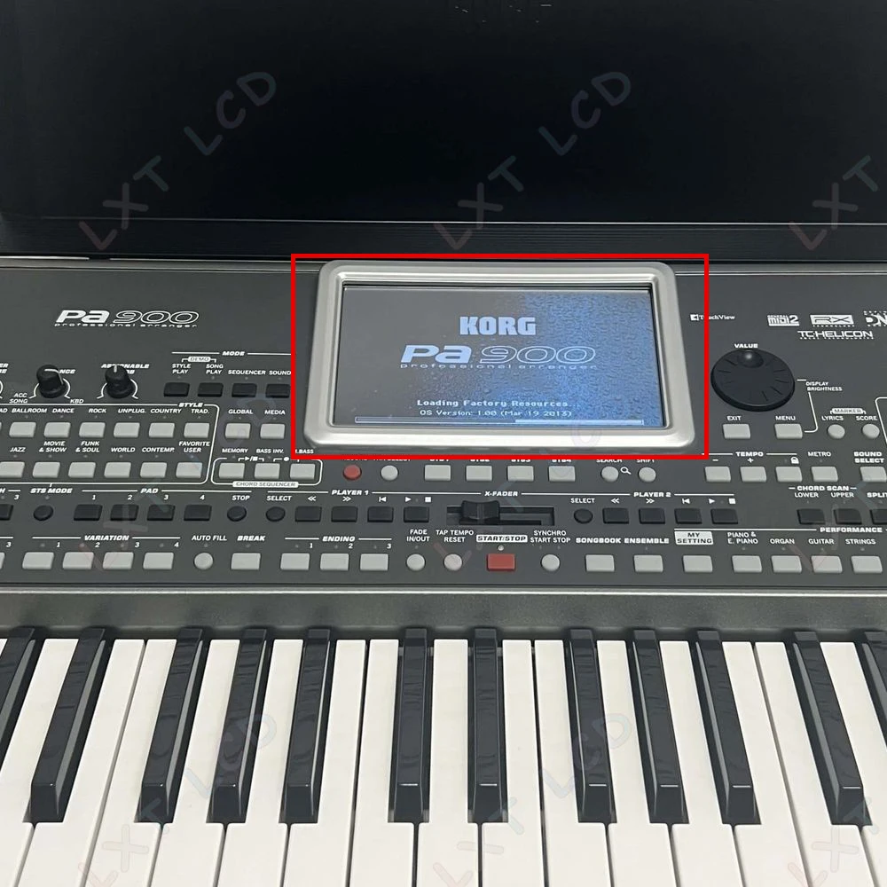 LCD Screen Display Panel Original For KORG PA900 PA600 Original New 7Inch LCD Display Touch For KORG PA600 PA900 Screen