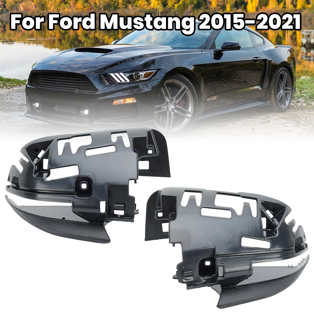 

Нижняя нижняя рамка зеркала заднего вида для Ford Mustang 2015-2021, американская версия без отверстий для заземления, боковое зеркало, автомобильные аксессуары