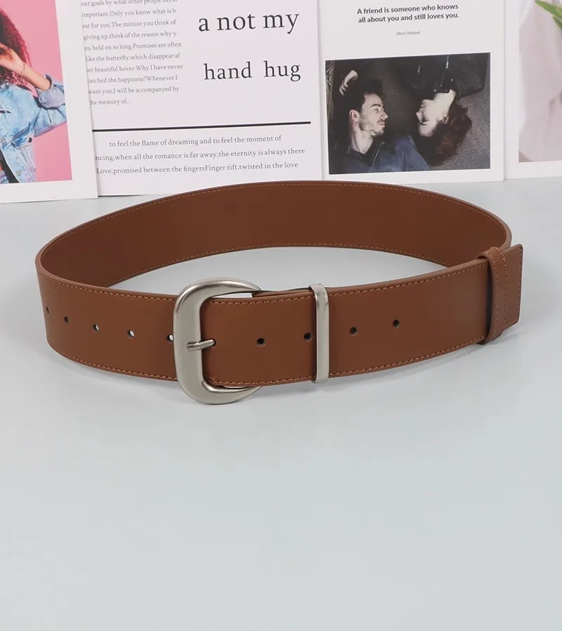 Corsetto da donna in vera pelle con fascia da smoking femminile, abito con cinturino, cintura larga J1691