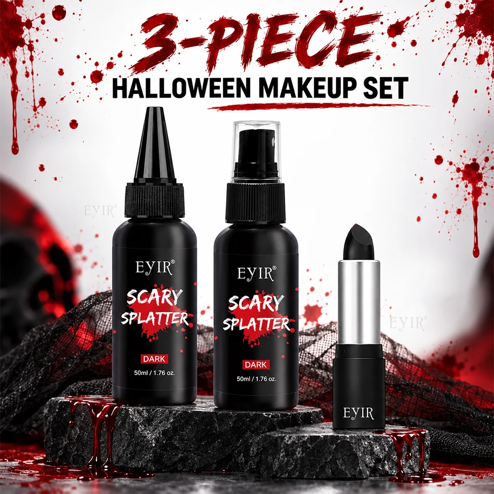 Body Paint Sfx - EYIR ชุดแต่งหน้า SFX เลือดปลอมฮาโลวีน สเปรย์เลือด 50ml