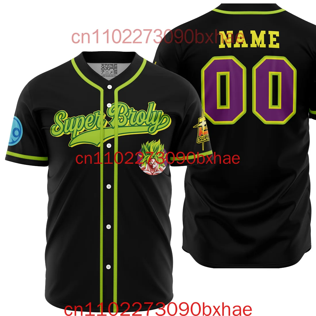 

Customized Name Dragon Ball Baseball Jersey 3d Print Costumes Cosplay Shirt Halloween Men's And Women's Kids Baseball Shirt