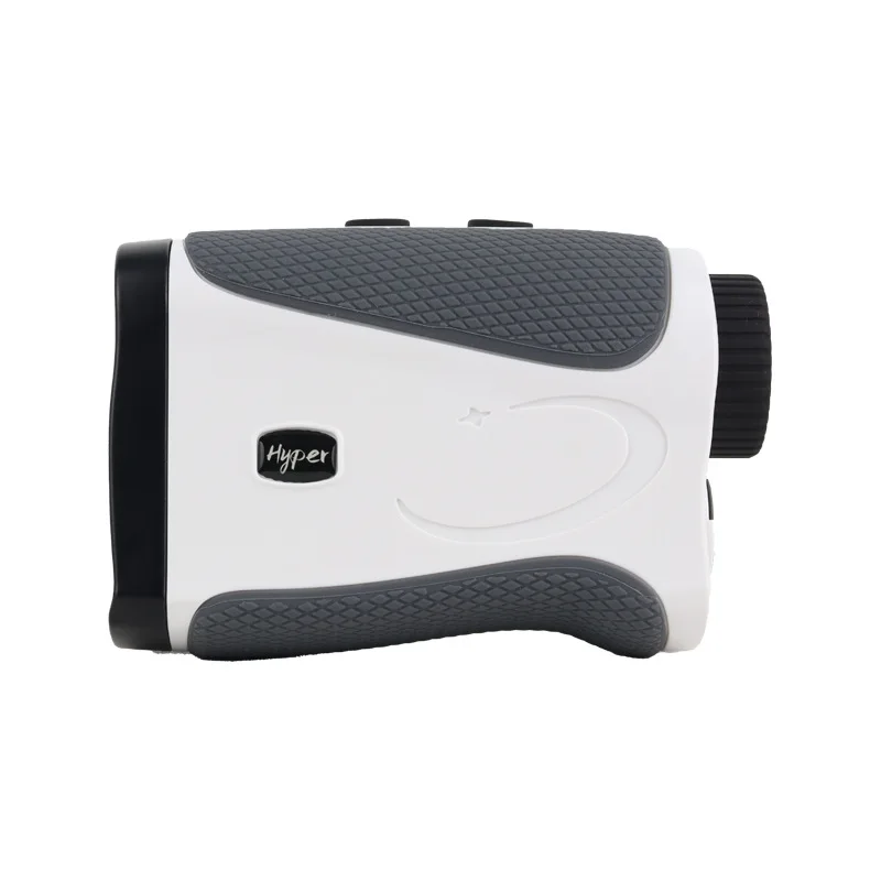 Golf rangefinder telescope with high transparency LCD display for height measurement/angle/velocity integrated 6-fold eyepiece