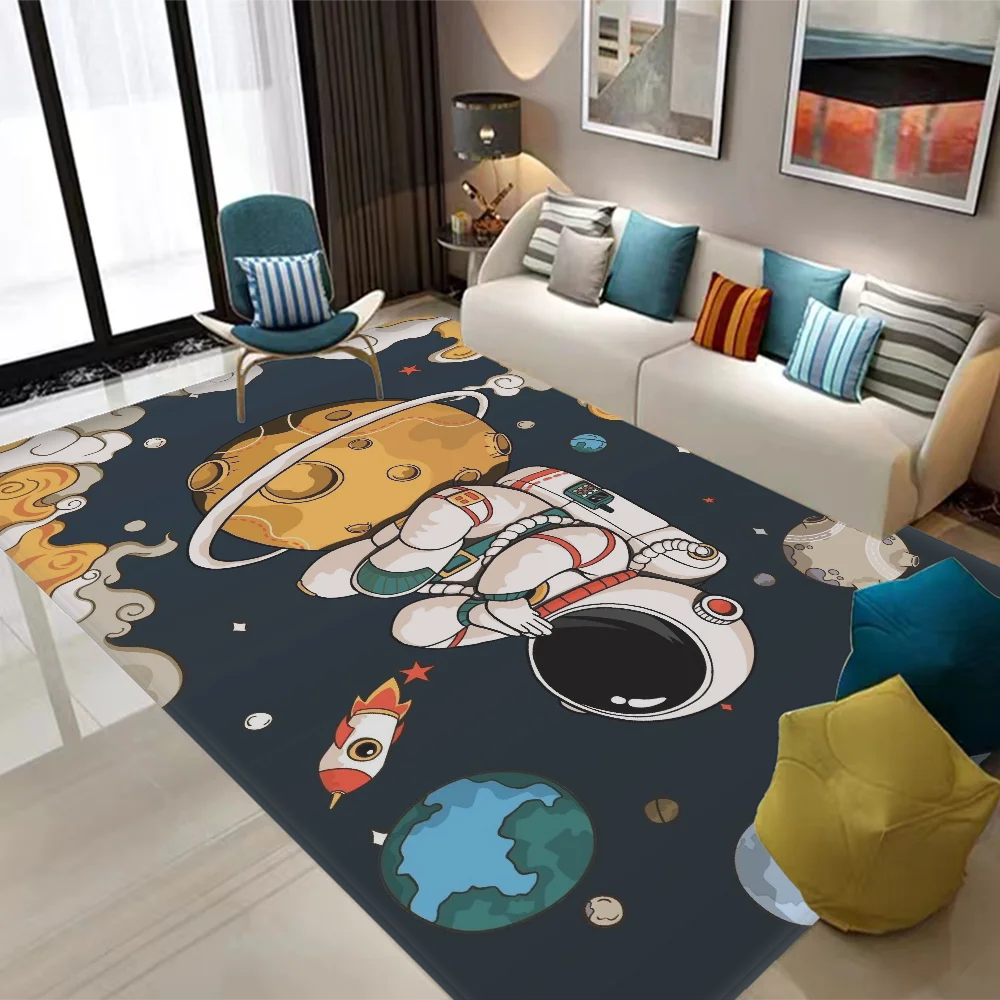 Cartoon Space Astronaut Floor Mat Bath Mat Nordic Style Home Doormat Bathroom-Toilet Mats Bedroom Welcome Doormat