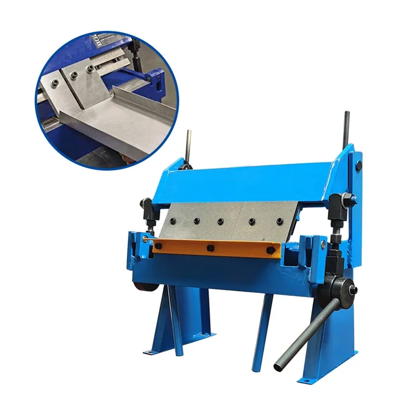 610 MM Manual Sheet Metal Bending Machine Micro Shearing Equipment 0-135 Degrees Hemming Tools Suitable For Iron Copper Aluminum