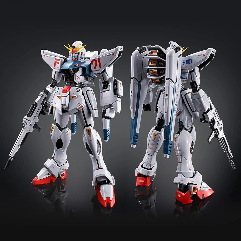 IN STOCK Bandai MG PB Exclusive Gundam F91 Ver.2.0 (Titanium Finish) 1/100 Scale Nice Assembling Action Figure Model Toys