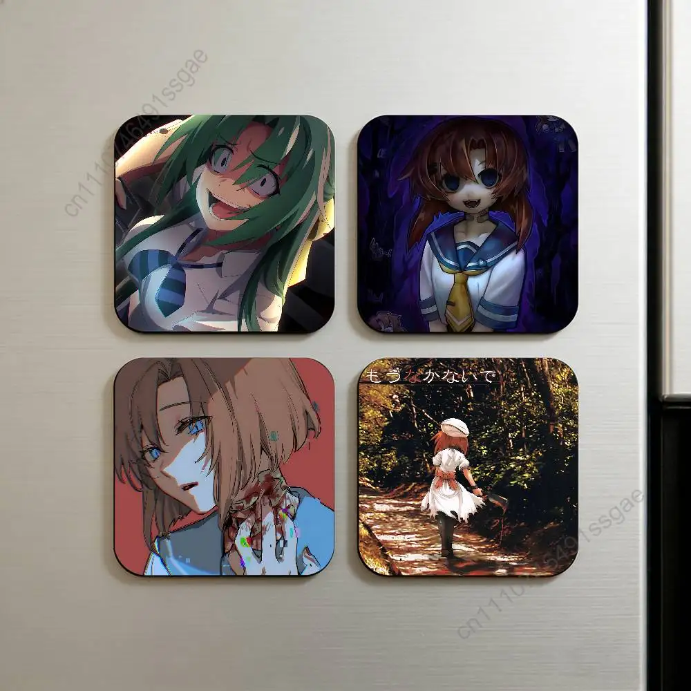 

H-Higurashi They Cry Fridge Magnets, Decorative Refrigerator Magnets for Home Kitchen Decor, Strong Magnet Whiteboard Stickers