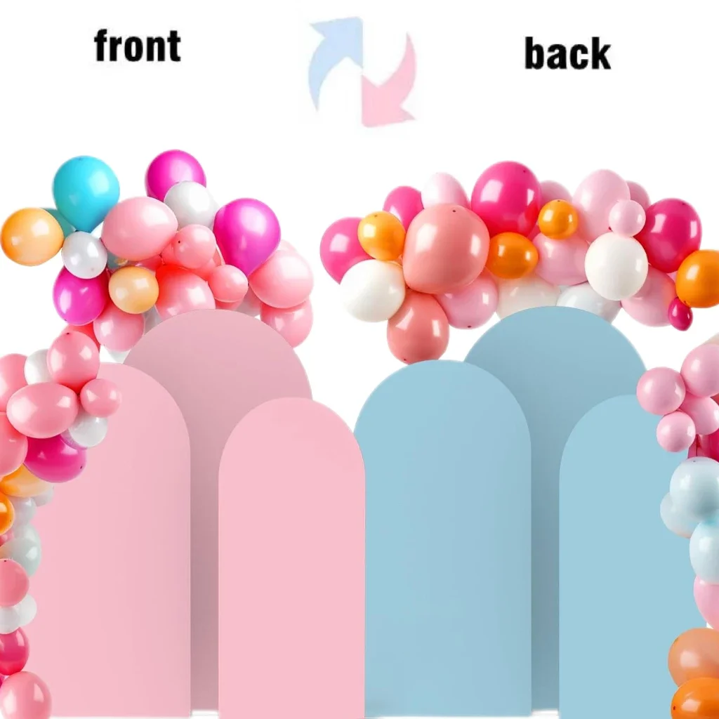 Festival Party Wedding Arch Set Double Sided Spandex Elastic Screen Set Party Baby Shower Banquet Decoration