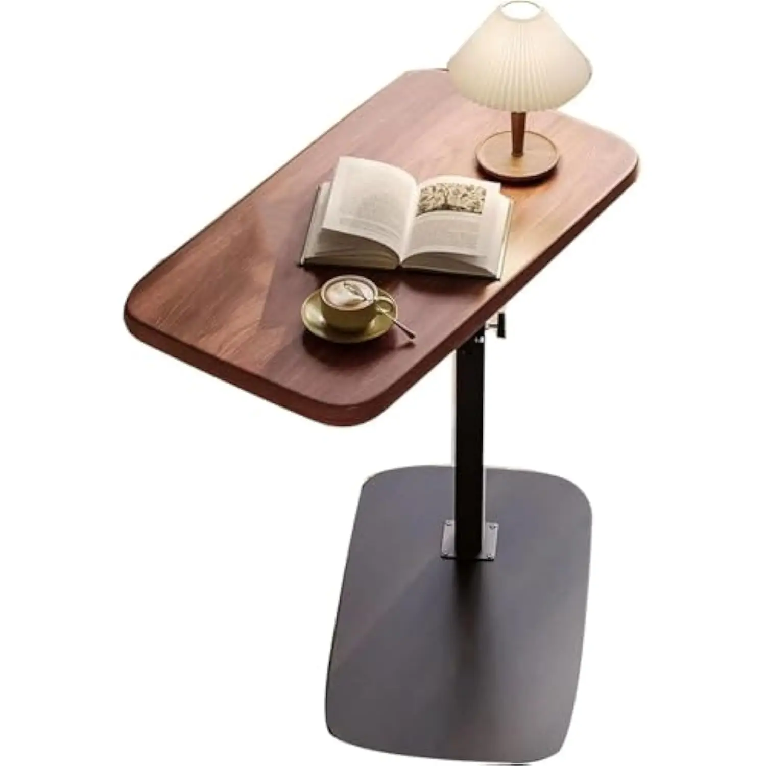 

Приставной столик, 360° ° Поворотный поднос для телевизора, тумбочка с регулируемой высотой, для дивана, журнальный столик C-образной формы Living Ro