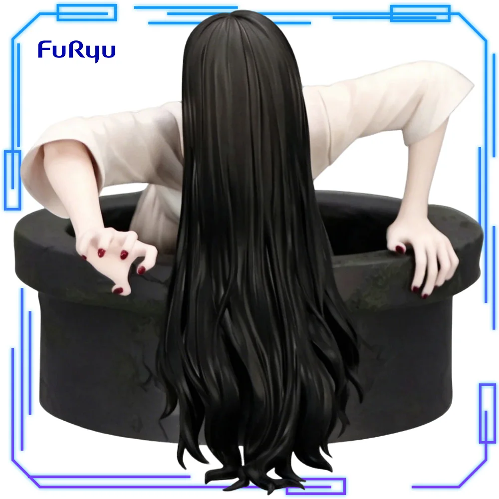 

In Stock FuRyu Original Genuine Yamamura Sadako 9cm Anime Collections Model Toys Noodle Stopper Figure Birthday Gift