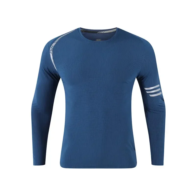 

Men Badminton Sport Shirts Football Basketball Running T-shirt Outdoor Workout Jogging Tops Bodybuilding Base Layer