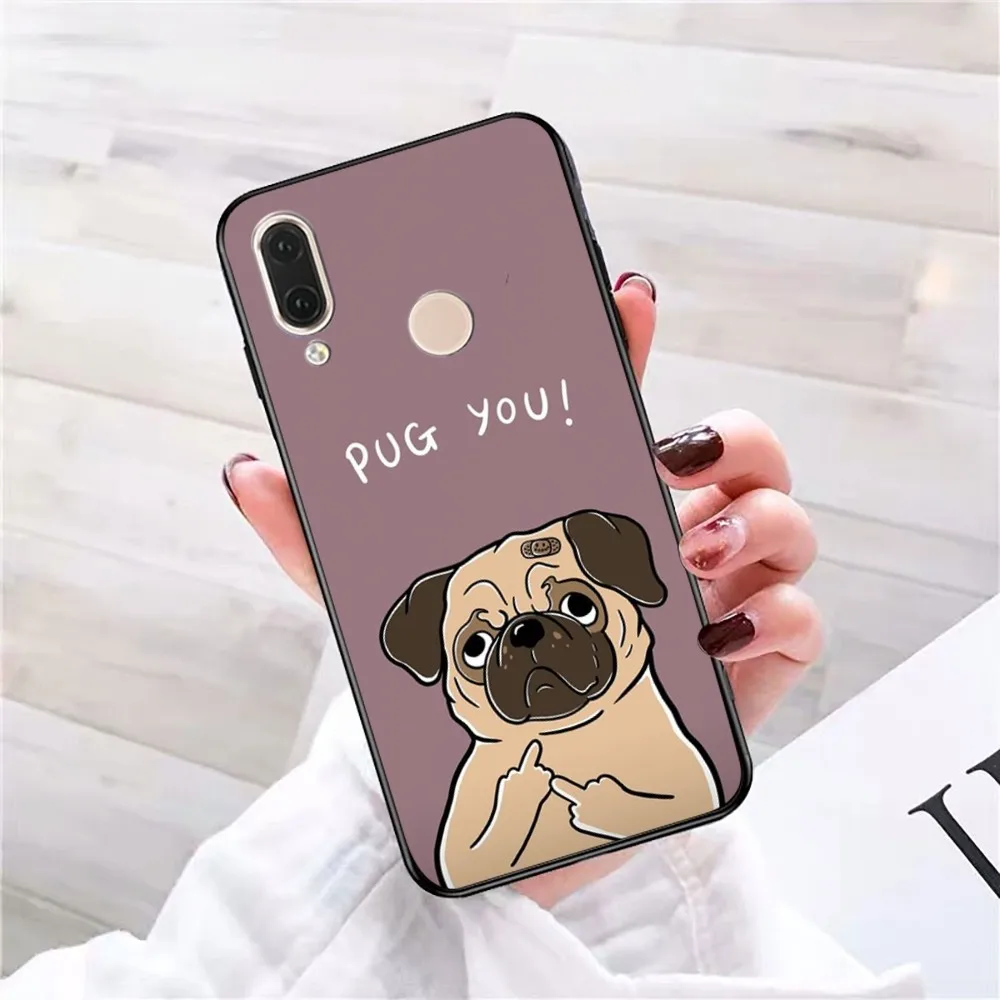 Pug Dog French Bulldog Phone Case For Redmi Note 4 X 5 A 6 7 8 T 9 9S 10 11 11S 11Epro Poco M3 Pro