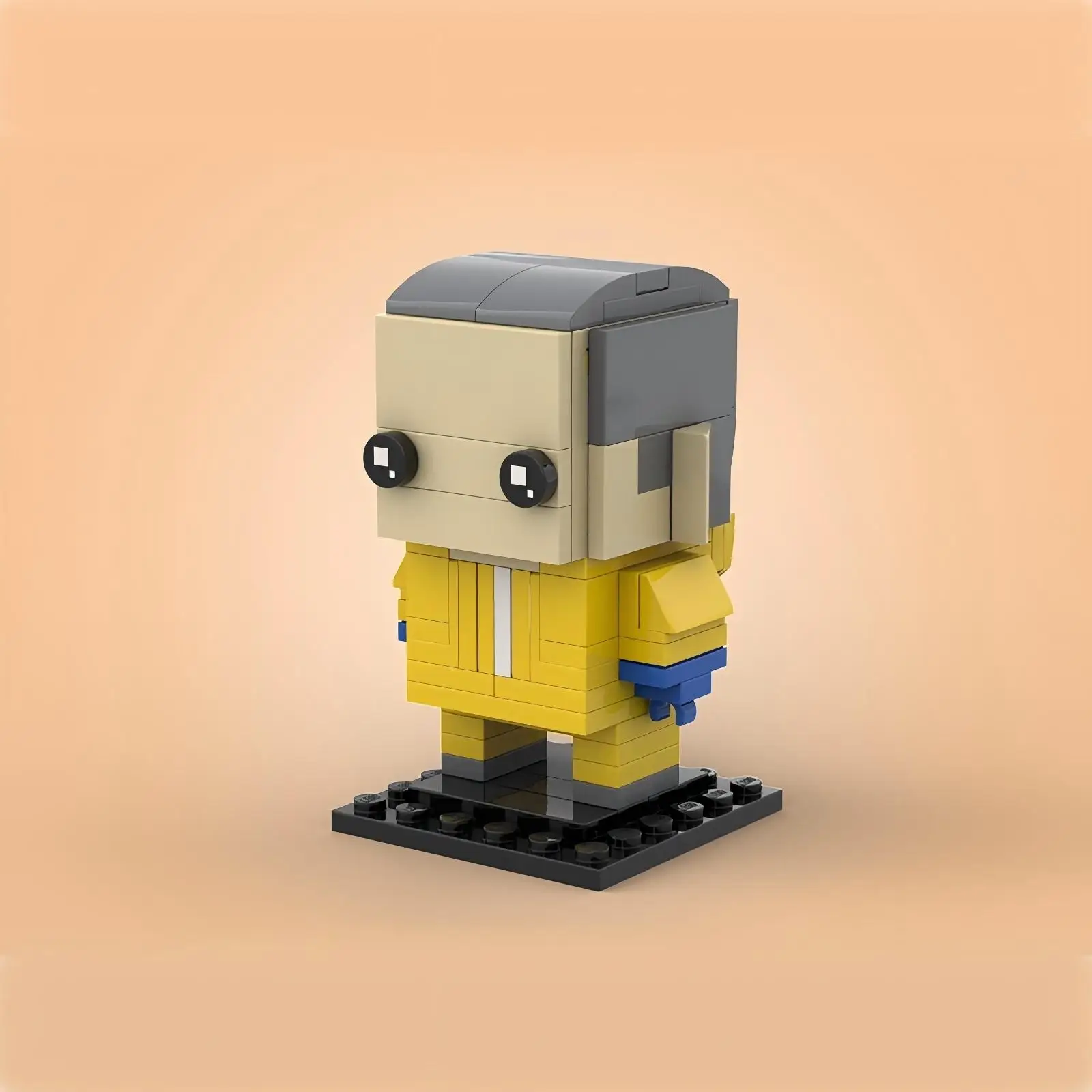 MOC Hot American TV Series Drug Production Vehicle Model Old Bai and Little Pink Brickheadz Building Block Set DIY Kids Toy Gift