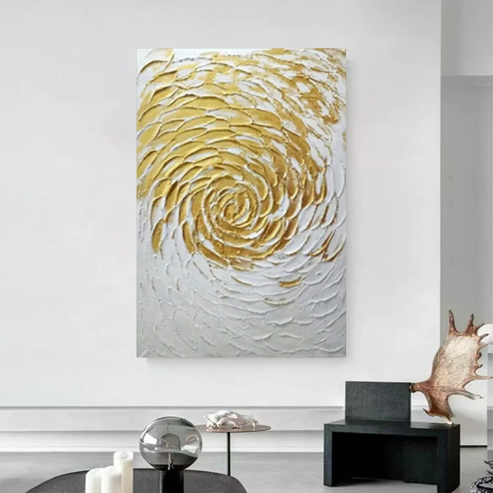 

100% hand drawn platinum whirlpool texture abstract oil painting original wall painting home living room decoration paint interi