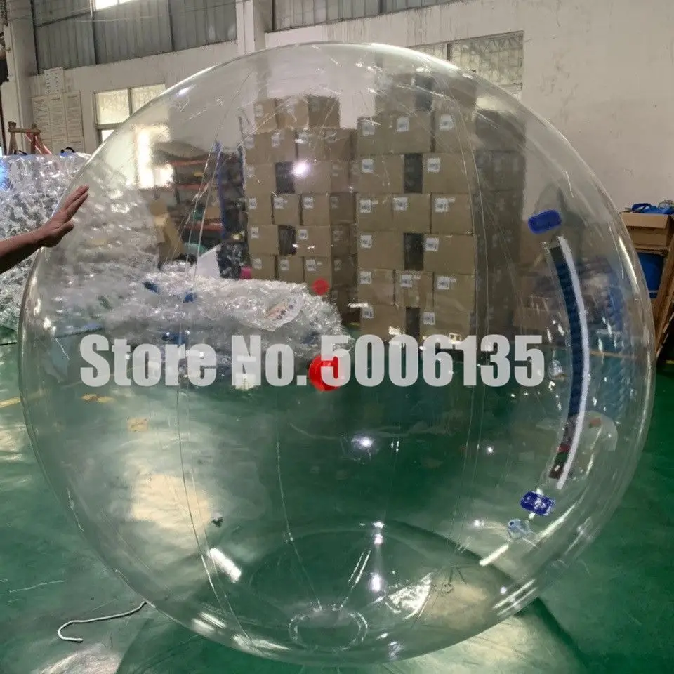 

Free Shipping Water Walking Ball For People Inside 2M Walker See Through Dancing Hamster Zorbing Sphere with German Tizip Zipper