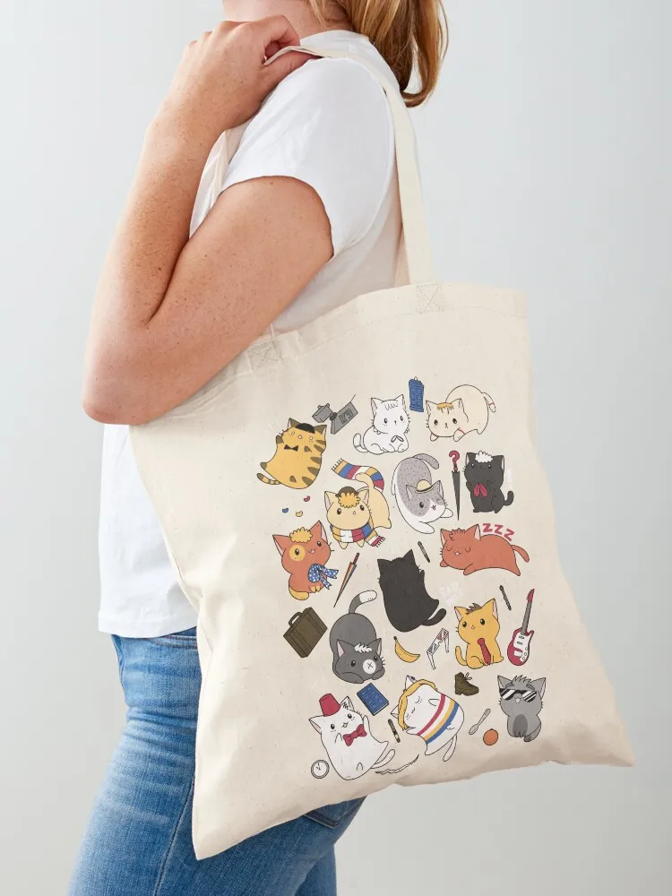 

Time Lord Kittens Tote Bag personalized tote bag shopping cart bags tote bag men's shopping trolley