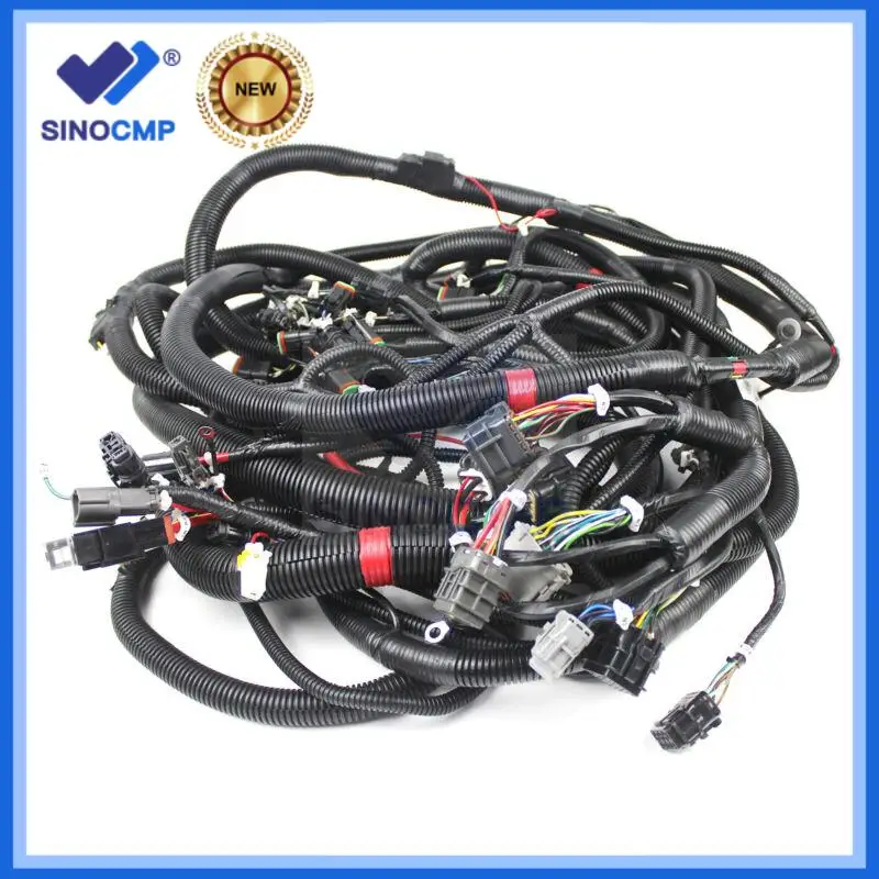 

New Outside external wiring harness 20Y-06-31614 for Komatsu 6D102 excavator PC200-7 wire cable w/ 3 months warranty