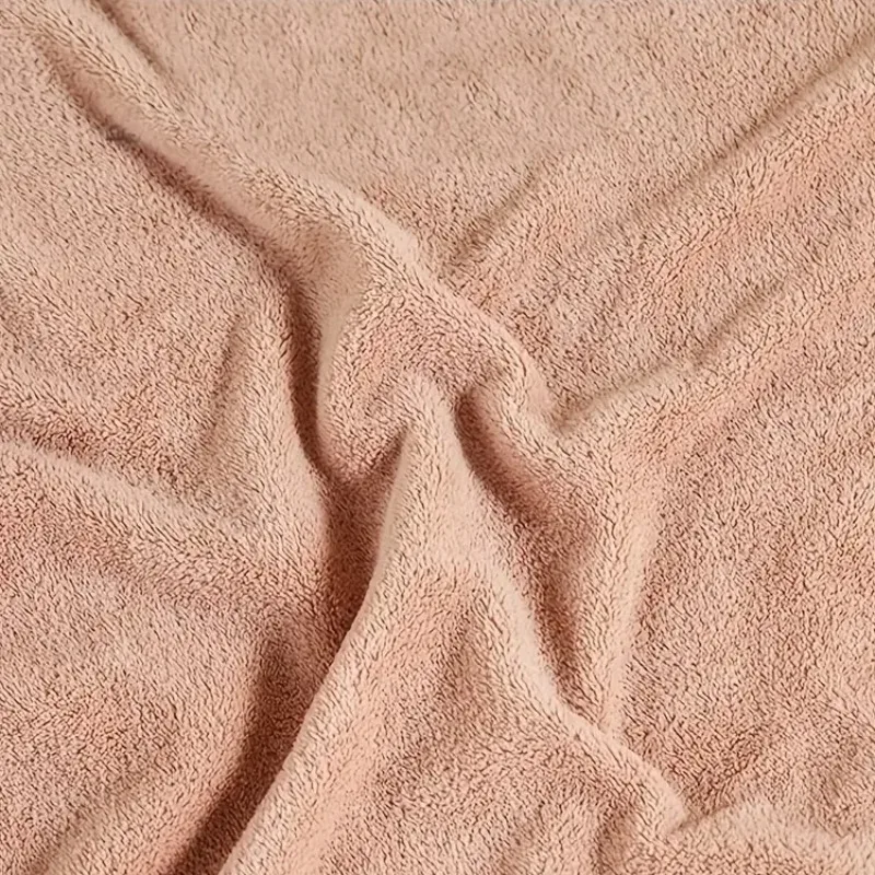 منشفة حمام كيب مخملية مرجانية لحديثي الولادة، منشفة حمام ملفوفة، رداء حمام لطيف على شكل كرتوني #5