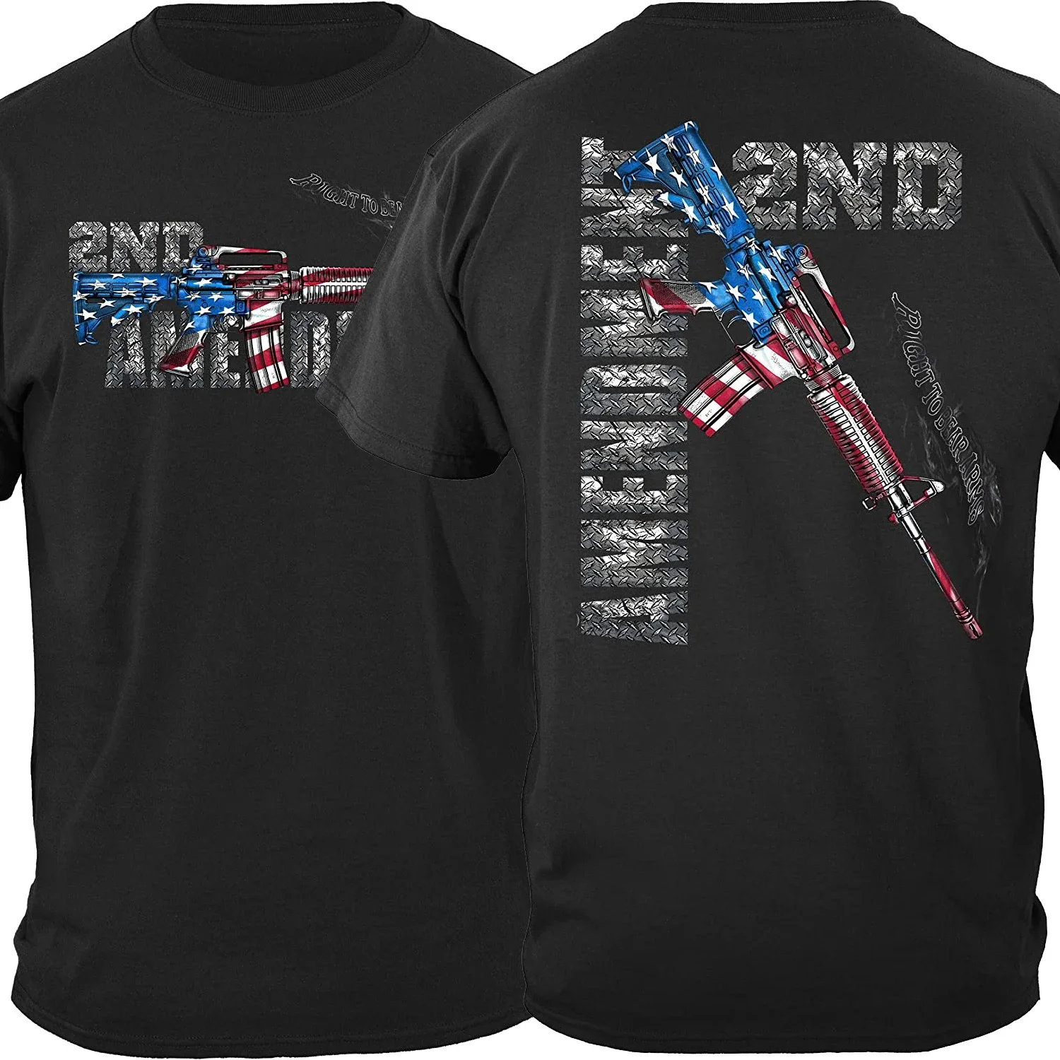 

Право на оружие. Персонализированная патриотическая футболка с 2-й поправкой, новая футболка из 100% хлопка с коротким рукавом и круглым вырезом, повседневный мужской топ