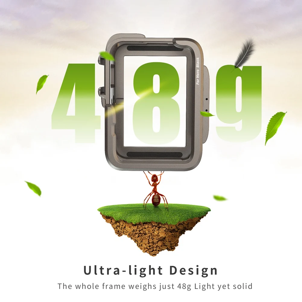 AMagisn Camera Cage for GoPro 11 Aluminium Alloy Protective Frame Cage Rig for Gopro Hero 11 10 9 Accessory