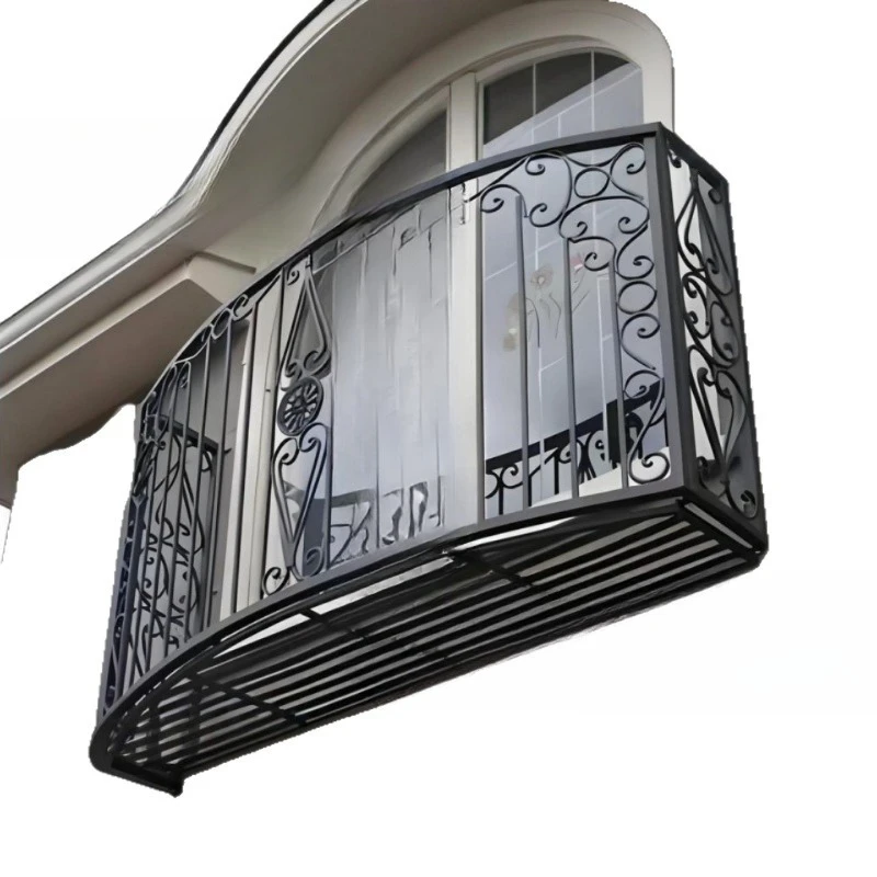 Wrought iron fence Balcony protective fence Indoor handrail railing