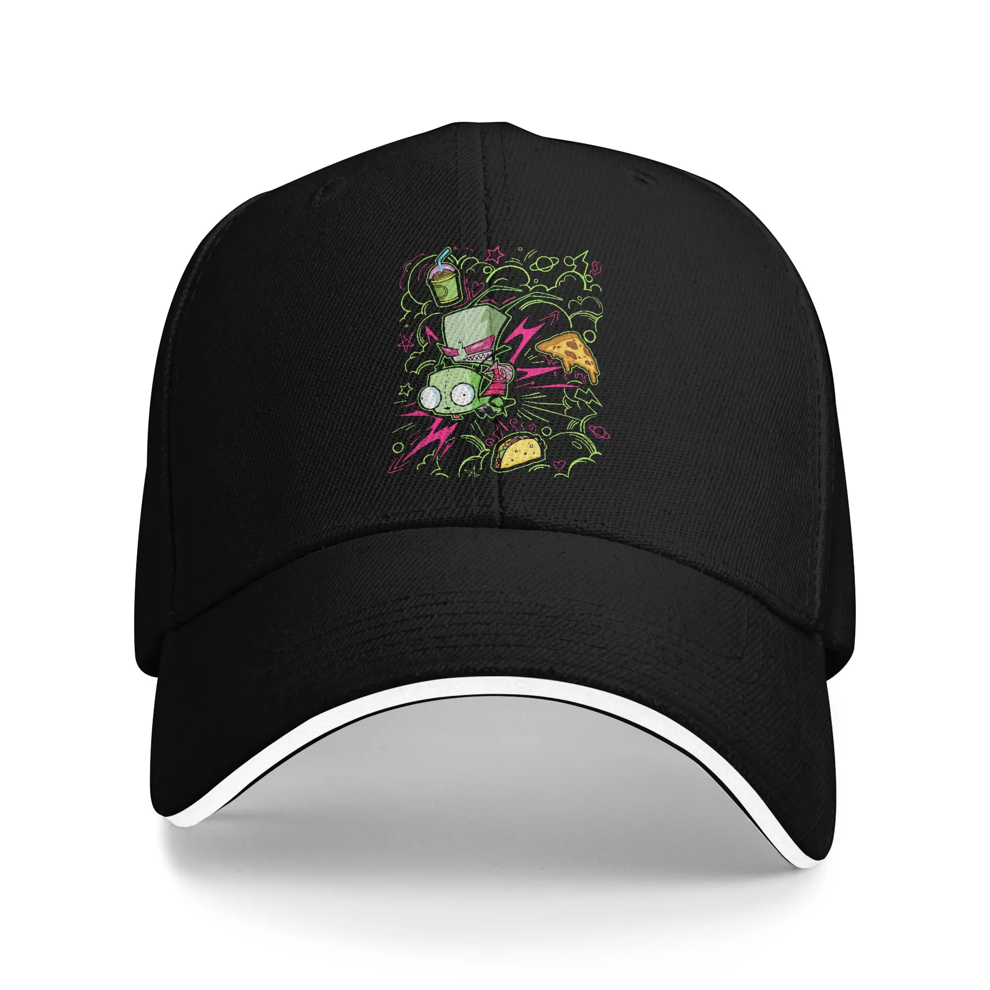 Invader Zim Riding Gir Baseball Caps Popular  Sandwich Caps for Men Women Adjustable Dad Hat Outdoor