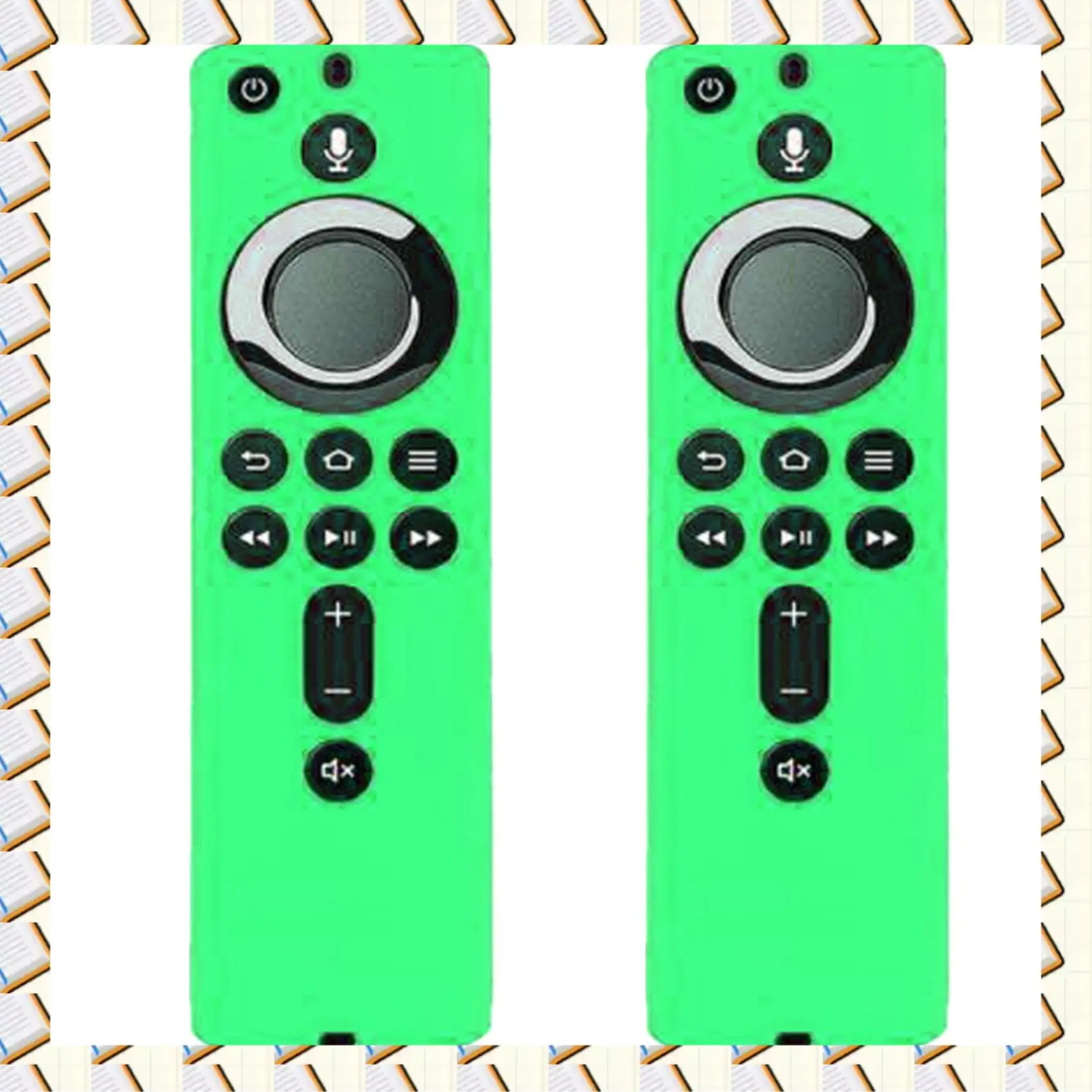 A14M 2X para Amazon Fire TV Stick 4K TV Stick funda de silicona remota funda protectora piel 5,9 pulgadas fundas de Control remoto-4