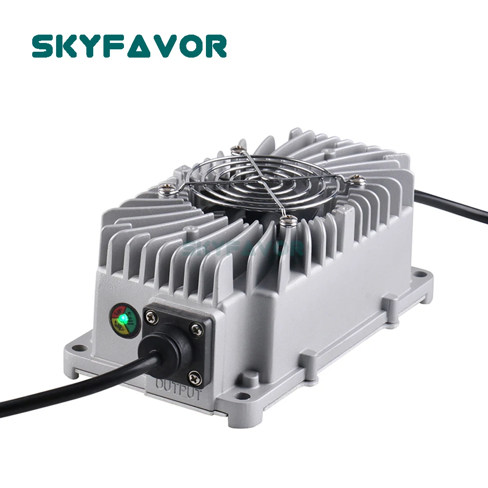 IP67 dustproof waterproof battery charger 24V 8A smart lead acid lithium ion lipo lifepo4 24 VOLT battery chargers with CE ROHS