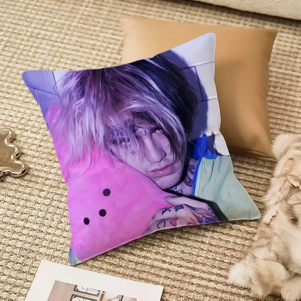 Funda de almohada Hip Hop Rapper L-Lil P-Peep, sofá cama con cremallera Invisible antipolvo