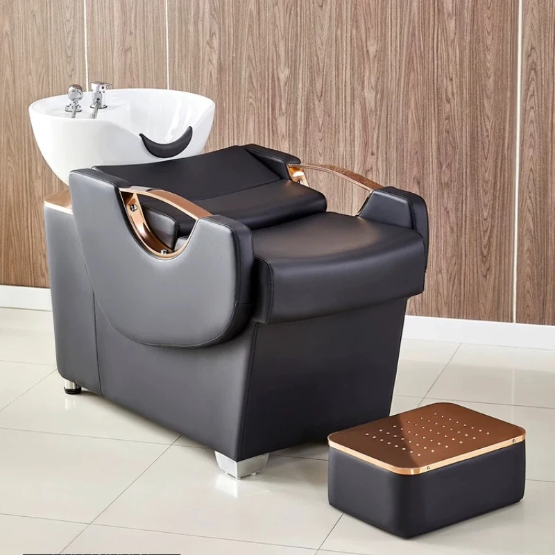 Ergonomic Designer Business Elegant Shampoo Bed Modern Living Room Shampoo Bed European Style Lavatesta Poltrona Beauty Showcase