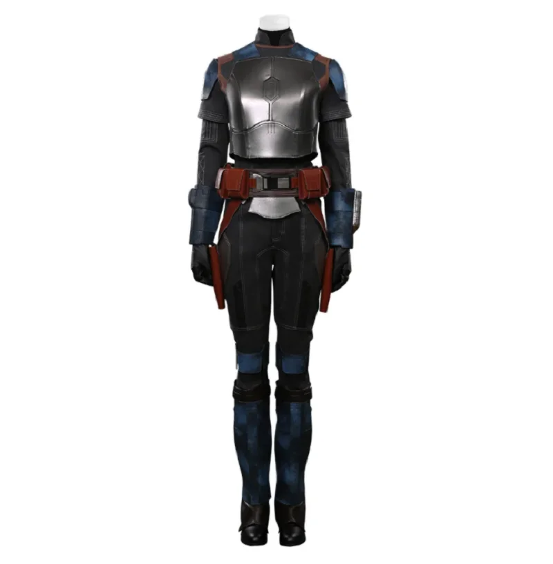 

S2 Bo-Katan Kryze Cosplay Costume Black Top Tank Top Pants Costume Halloween Carnival Suit Adult