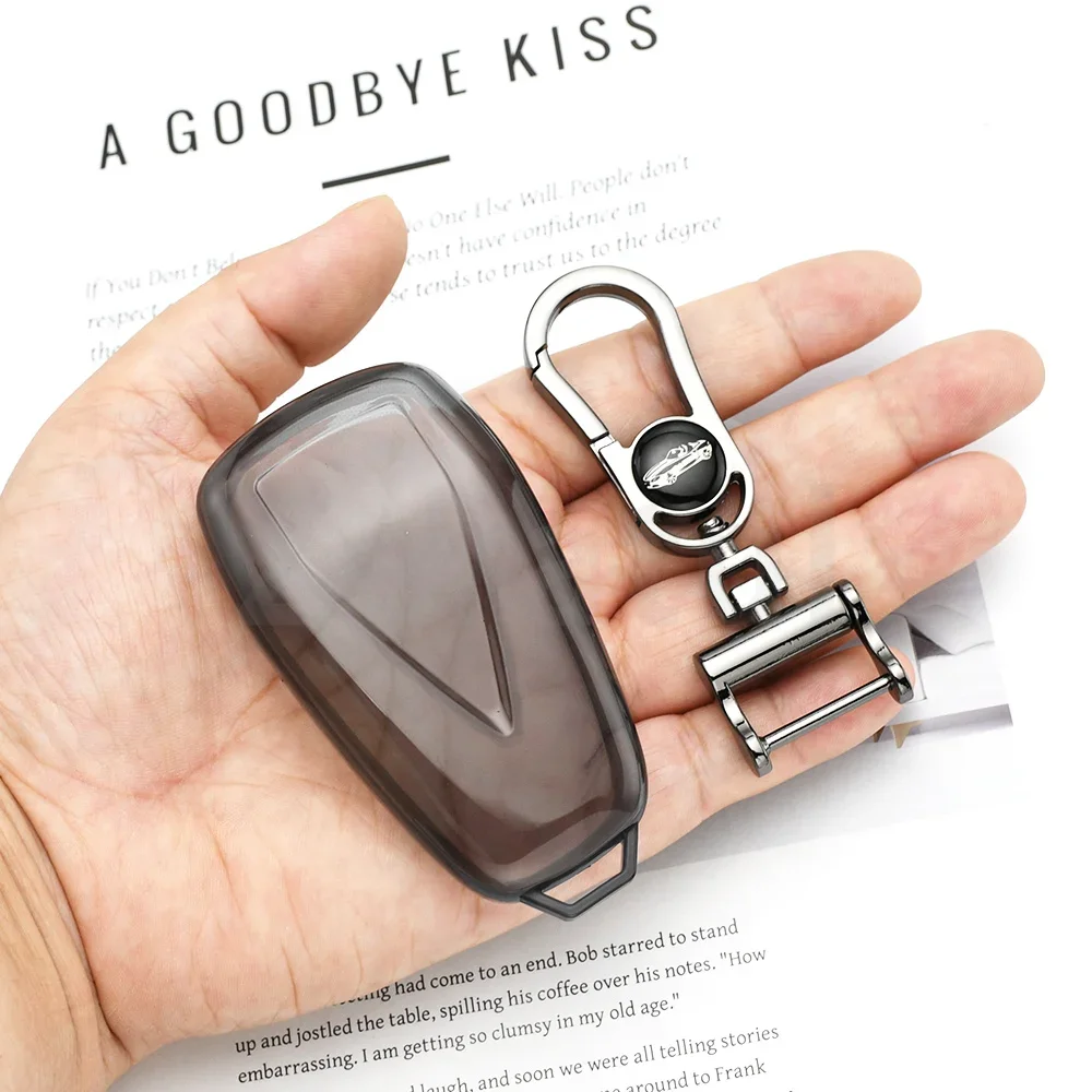 Soft TPU Car Key Cover Fob Key Case for Changan CS35 CS55 CS75 Plus UNIT UNIK CS35PLUS Eado UNI-T UNI K Oushang Oshan X5 X7 EV