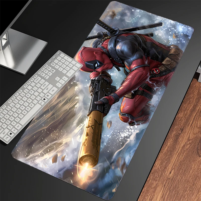 마우스 패드 데드풀 게이머 PC 컴퓨터를 위해 특별히 디자인된 HD 인쇄 데스크 매트 키보드 애니메이션 게임 액세서리 마우스 패드 카펫