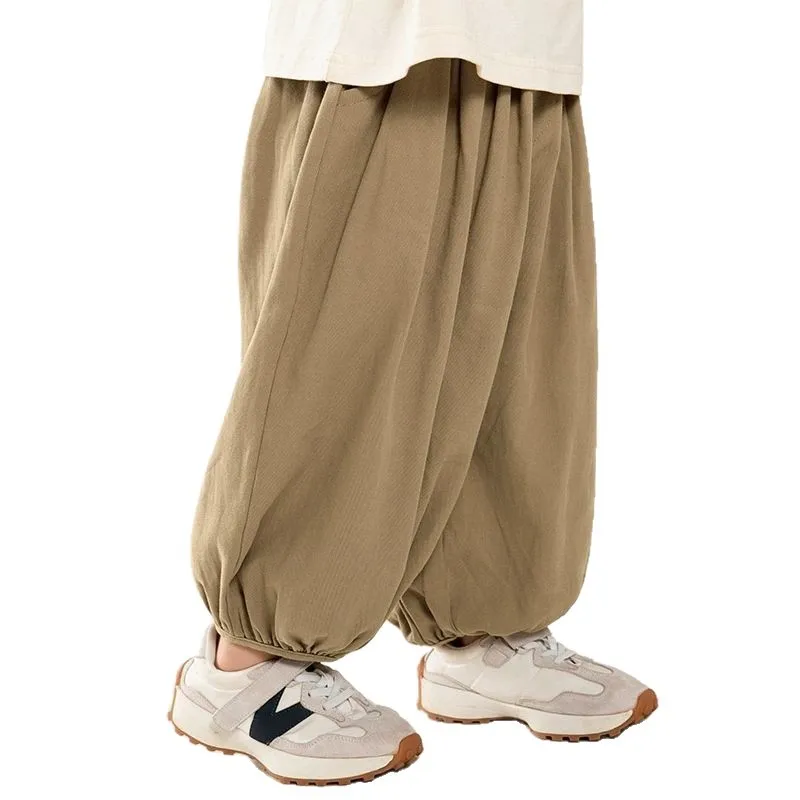 Pants New Children Korean Version Loose Haren Lantern Pants Fashion Simple Daily Routine Design Oriented