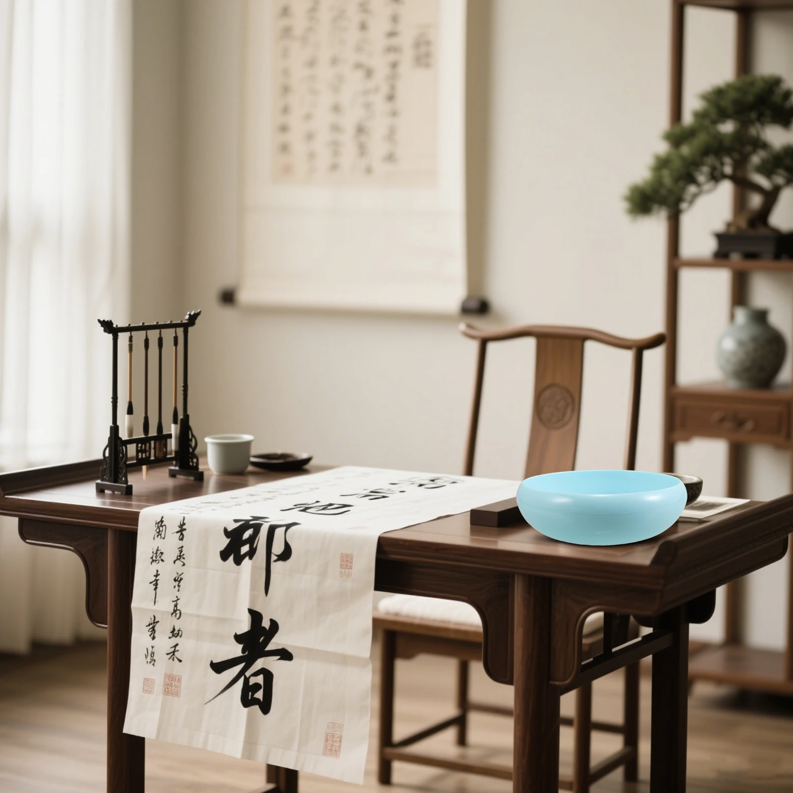 

Imitation Ceramic Ink Dish Calligraphy Brush Cleaner Cleaning Containers Butterfly