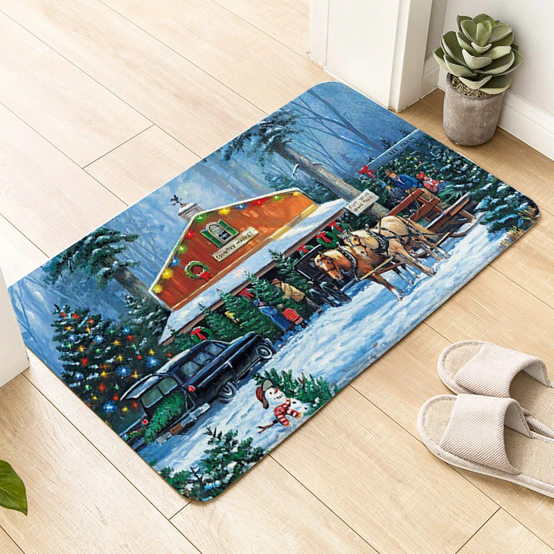 Farm Funny Entrance Door Doormat Living Room Bedroom Floor Mats Corridor Carpet for Kitchen Hallway Balcony Rug Home Decor Items