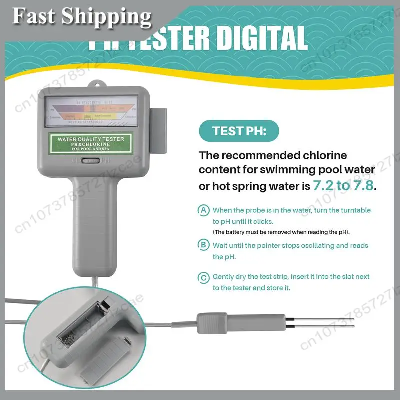 -A99Z Water PH Chlorine Tester Swimming Pool Quality Spa Level Meter Analysis Measurement Monitor Detector Check Test Kit