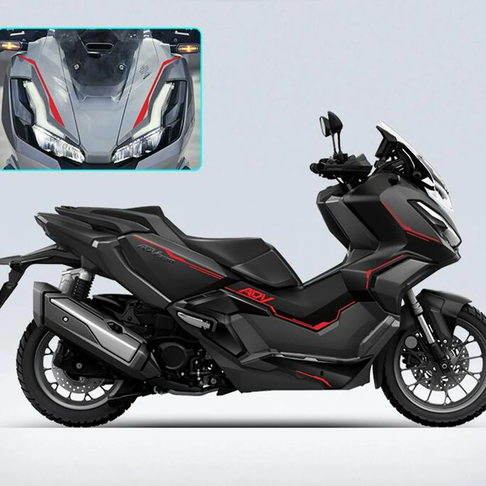2025 ADV350 Graphic Kit For Honda ADV 350 adv350 Body Pull Flower Decoration Decal ADV350 Motorcycle Decorations 2025
