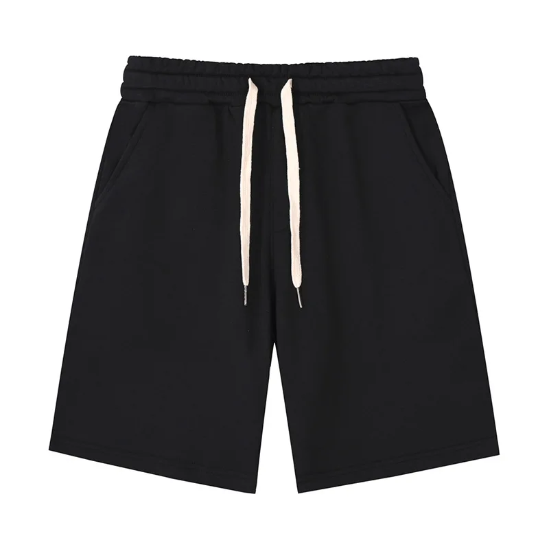 Pantalones cortos de algodón para hombre, pantalón informal de cinco puntos, para gimnasio, deportes, Fitness, culturismo, entrenamiento, baloncesto