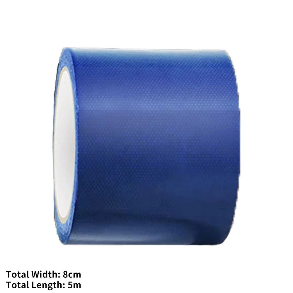 Waterproof Tarpaulin Repair Tape Tear Resistance Green Blue Rainproof Cloth Tape Strong Adhesion Canopies Cloth Repairing