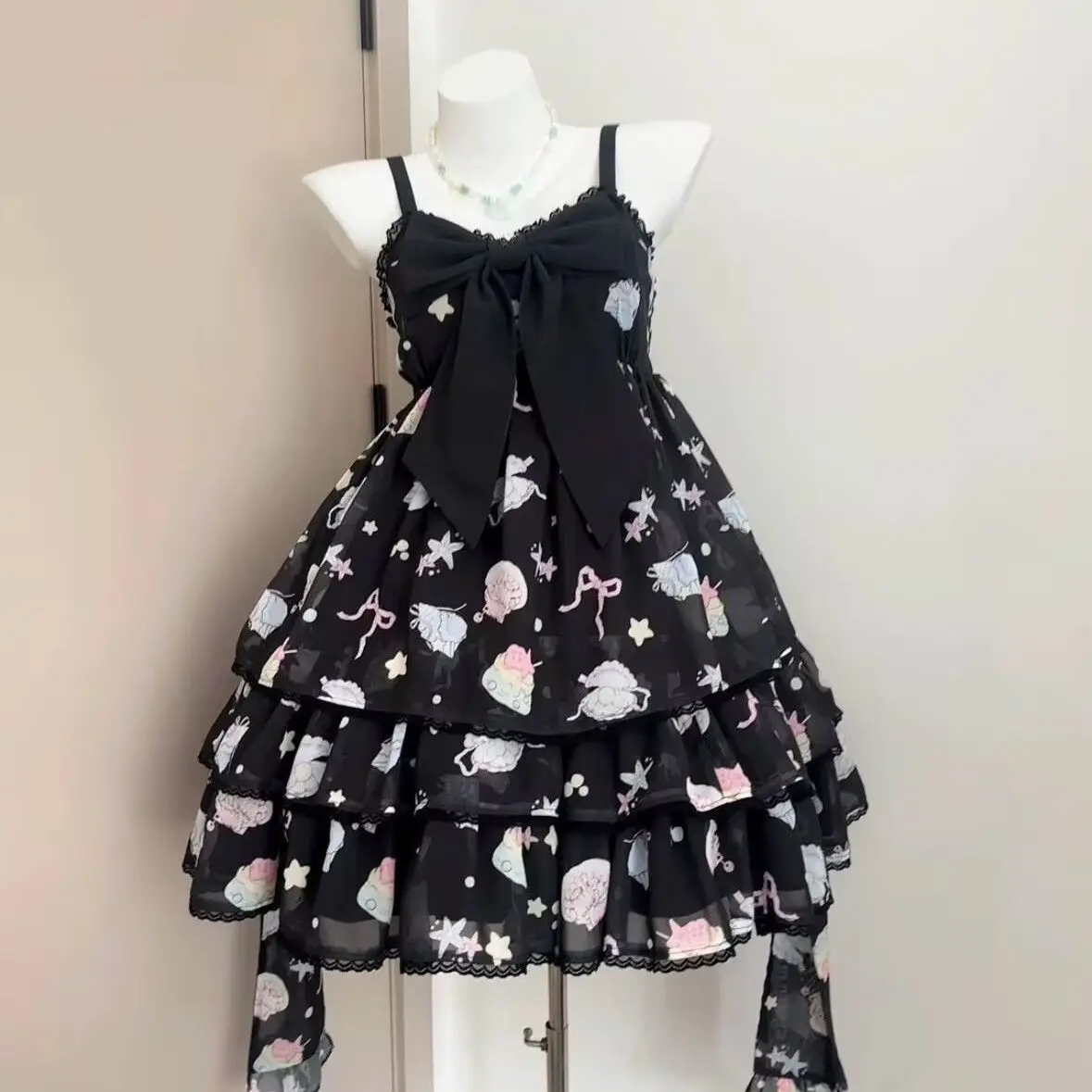

Sweetheart baby Lolita sweet cute bow jsk dress slim puffy cake skirt birthday dress for women