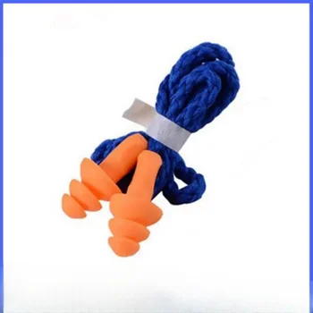 10 Stuks Zachte Siliconen Corded Oordopbeschermer Herbruikbare Gehoorbescherming Geluidsreductie Veilig Werk Comfortabele Oordopjes Oorbeschermer