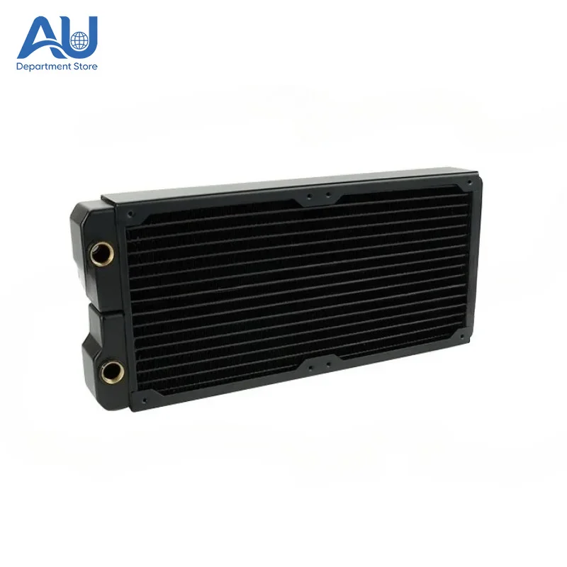 280mm 40MM Thick Copper Radiator - High-Efficiency Cooling Heat Exchanger for DIY Custom Loop PC Water Cooling
