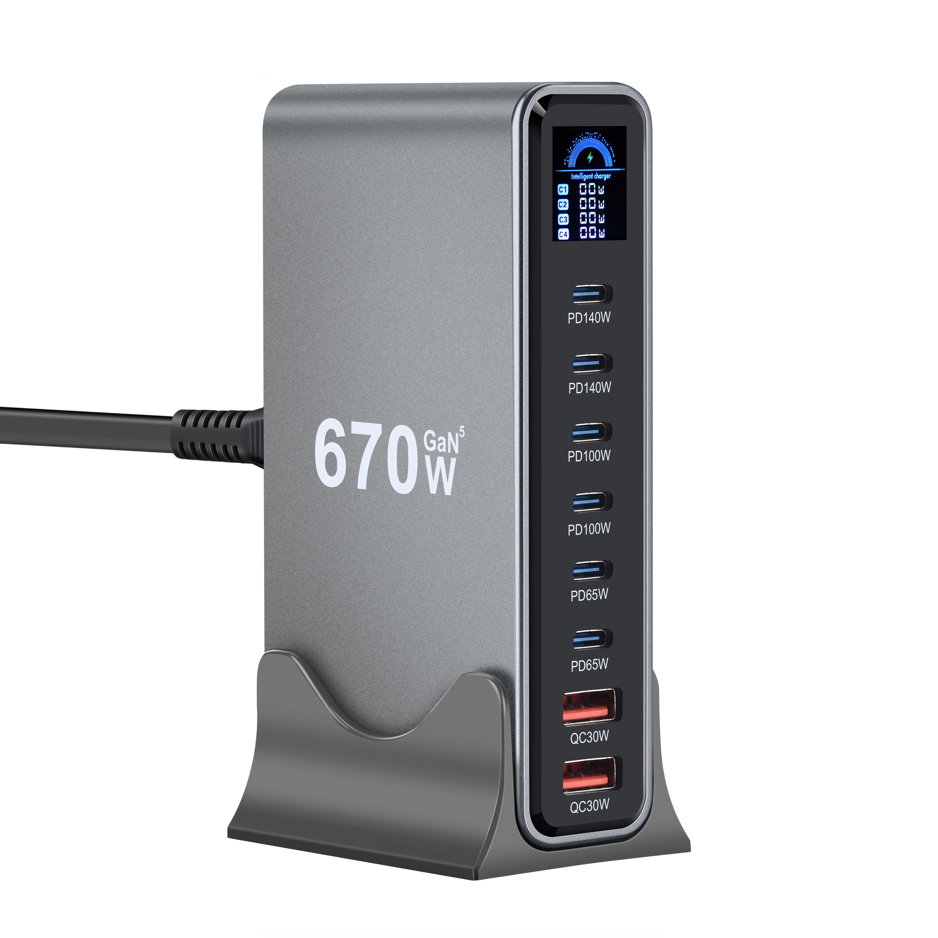 670w-usb-c-gan-charger-pd31-140w-type-c-pps-fast-charging-station-digital-display-for-macbook-pro-iphone-17-16-samsung-laptops