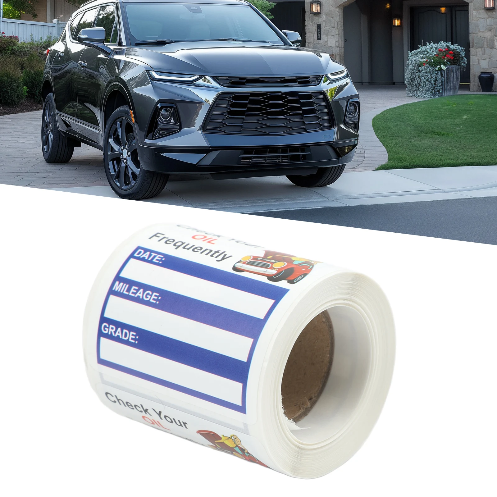 

Наклейки-напоминания, наклейки для технического обслуживания автомобилей, прочный материал основы, универсальные для автопарков, яркий и четкий дизайн для автопарков.